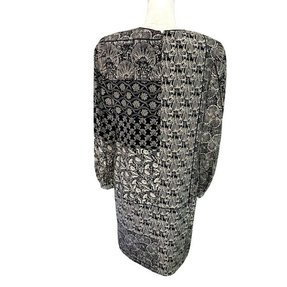 Wayne Kastning For Helga Shift Dress Size 14 Womens Vintage Long Sleeve Lined - Picture 2 of 16